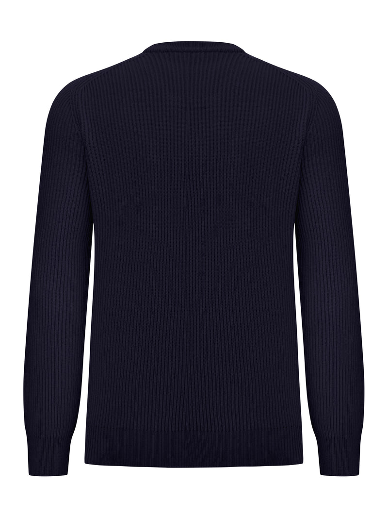 MAGLIONE GIROCOLLO IN MAGLIA A COSTE