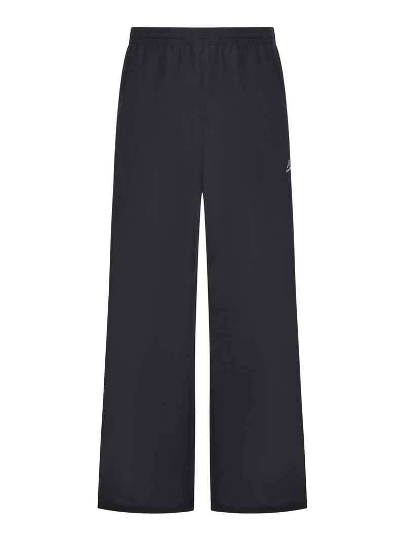 PANTALONI DA TUTA BODYS IN POPELINE DI COTONE TECNICO NERO