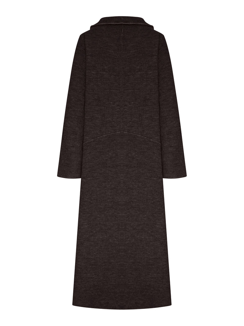 CAPPOTTO LUNGO IN MAGLIA
