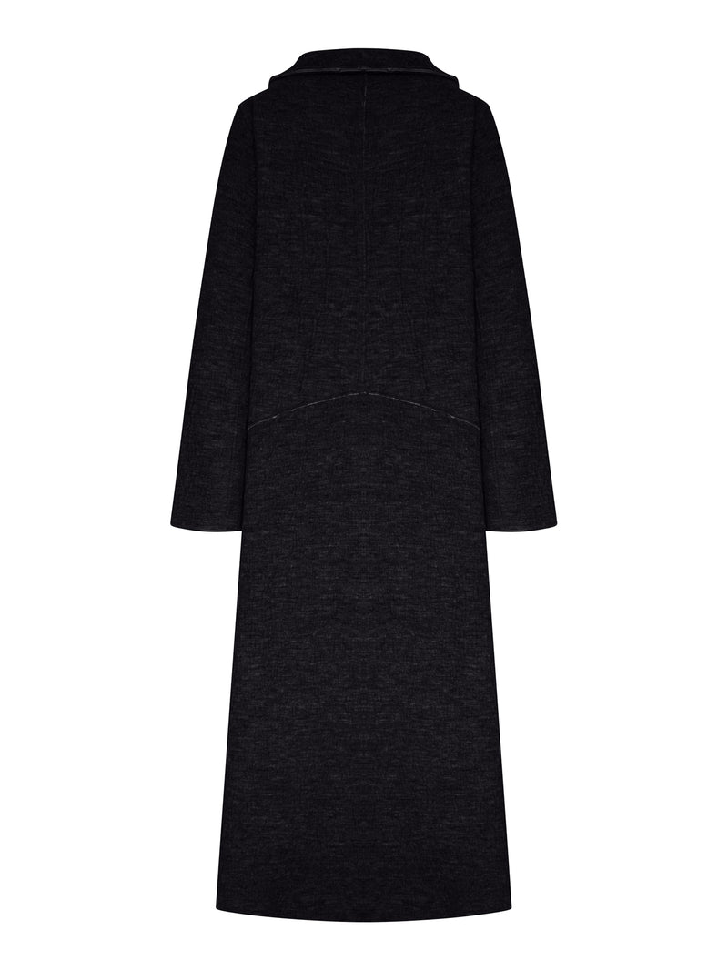 CAPPOTTO LUNGO IN MAGLIA