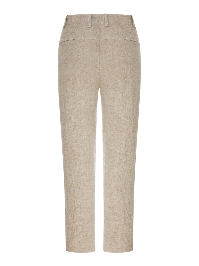 PANTALONI SARTORIALI A VITA ALTA