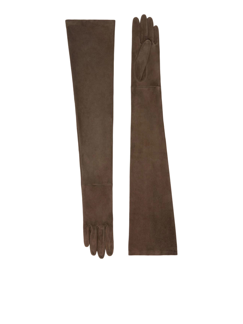 GUANTI LUNGHI IN SUEDE