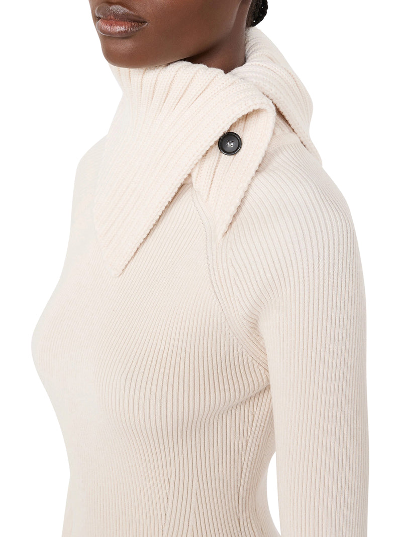MAGLIA ADERENTE IN LANA STRETCH