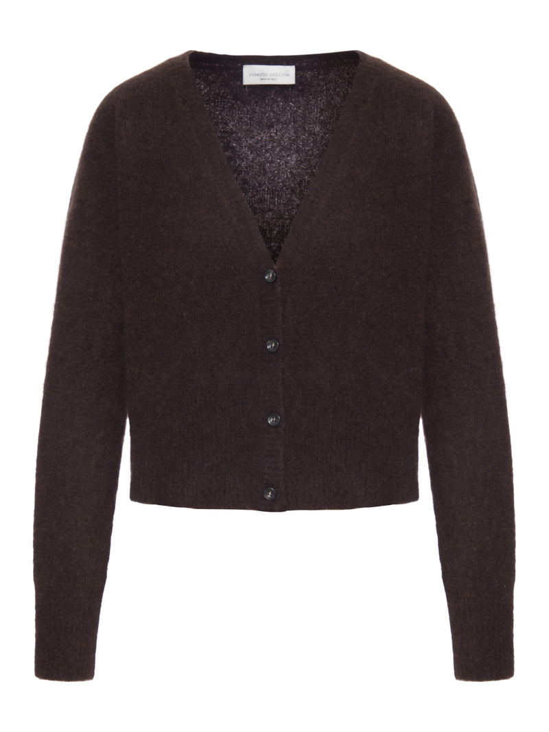 CARDIGAN IN CASHMERE E SETA