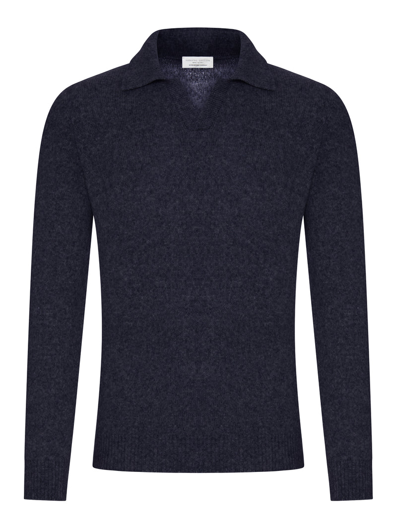 MAGLIONE A POLO IN LANA