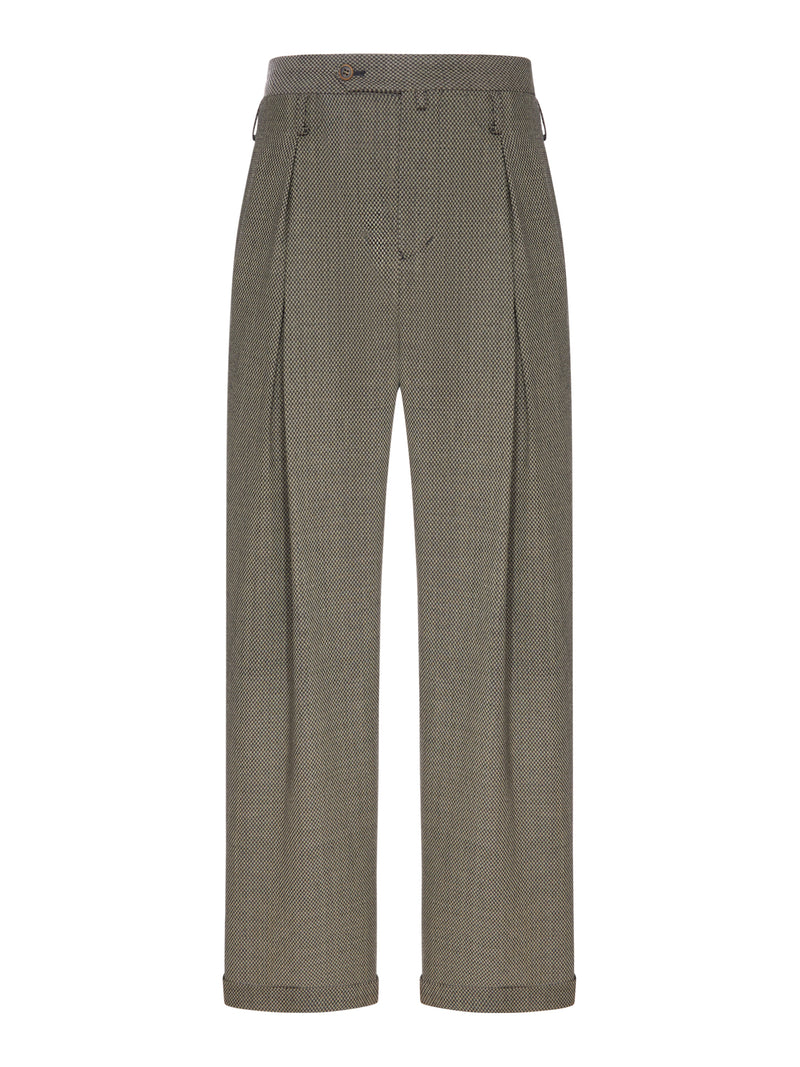 PANTALONI SARTORIALI A GAMBA AMPIA