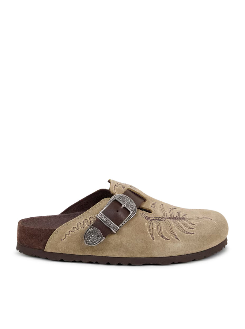 SABOT BOSTON IN SUEDE RICAMATO BIRKENSTOCK BY ETRO