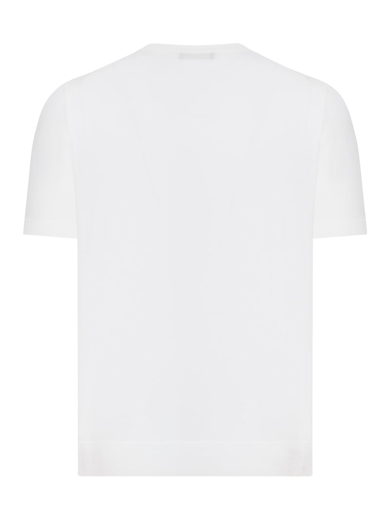 T-SHIRT GIROCOLLO IN MAGLIA DI COTONE