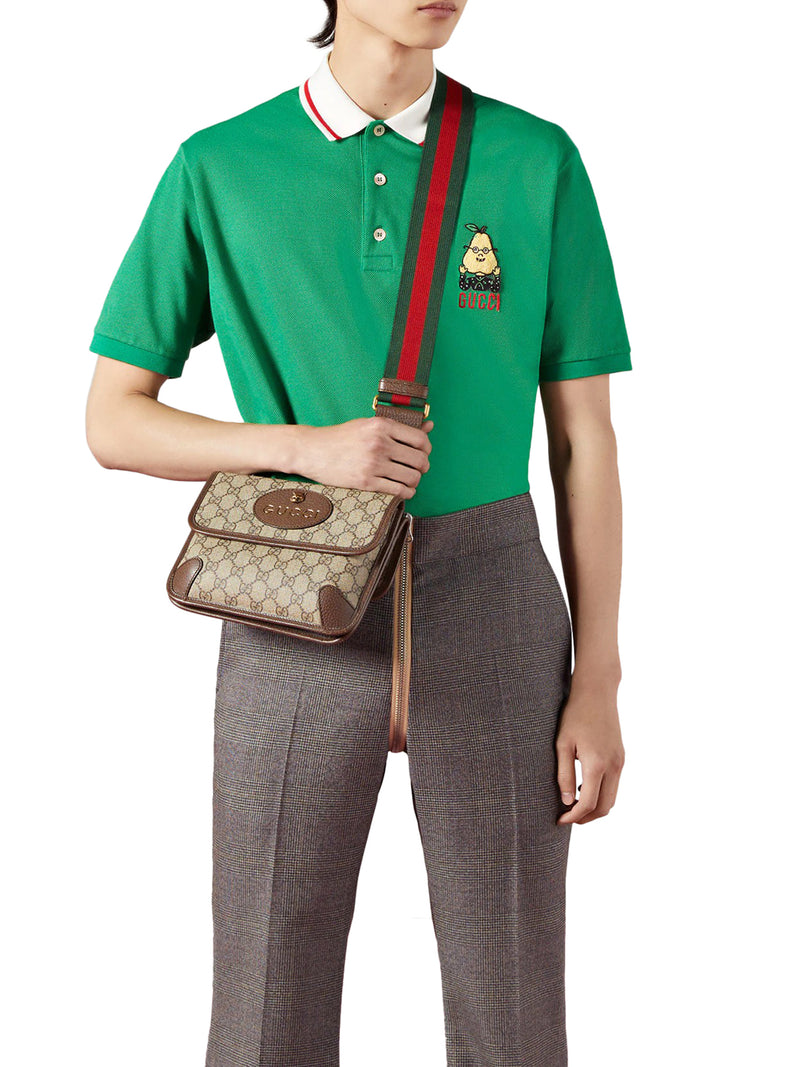 BORSA A TRACOLLA IN TESSUTO GG SUPREME MISURA PICCOLA