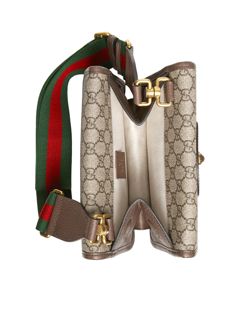 BORSA A TRACOLLA IN TESSUTO GG SUPREME MISURA PICCOLA