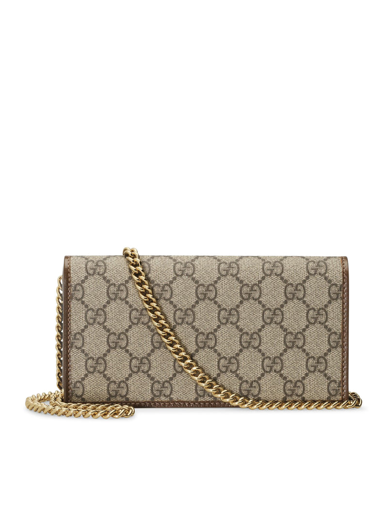 PORTAFOGLIO GUCCI HORSEBIT 1955 CON CATENA