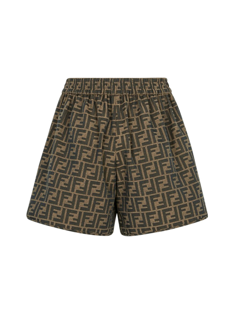 PANTALONCINO FF IN CANVAS