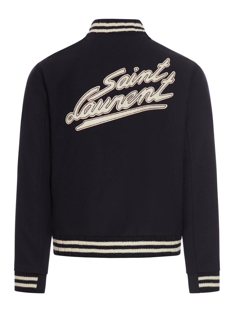 bomber Saint Laurent con ricamo