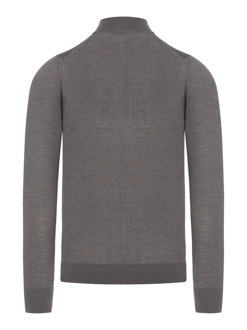 MAGLIA FULL ZIP IN VIRGIN WOOL