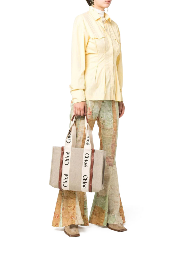 TOTE BAG WOODY IN LINO