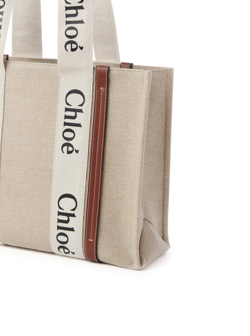 TOTE BAG WOODY IN LINO