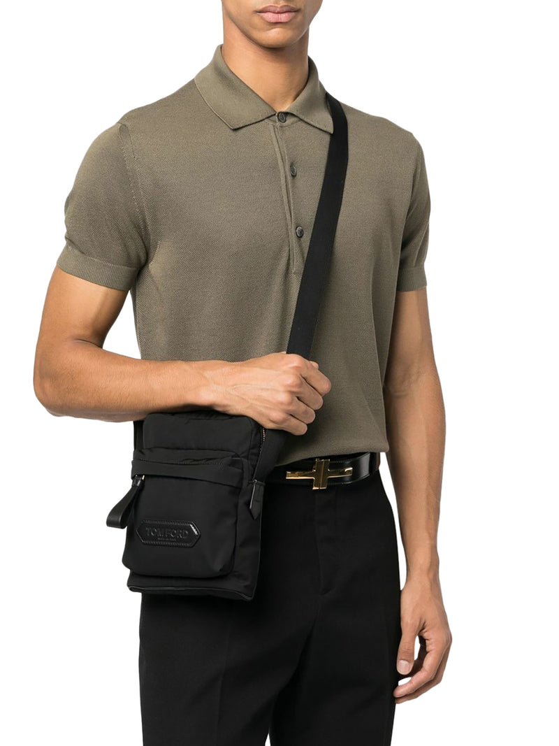 MINI BORSA MESSENGER IN NYLON RICICLATO