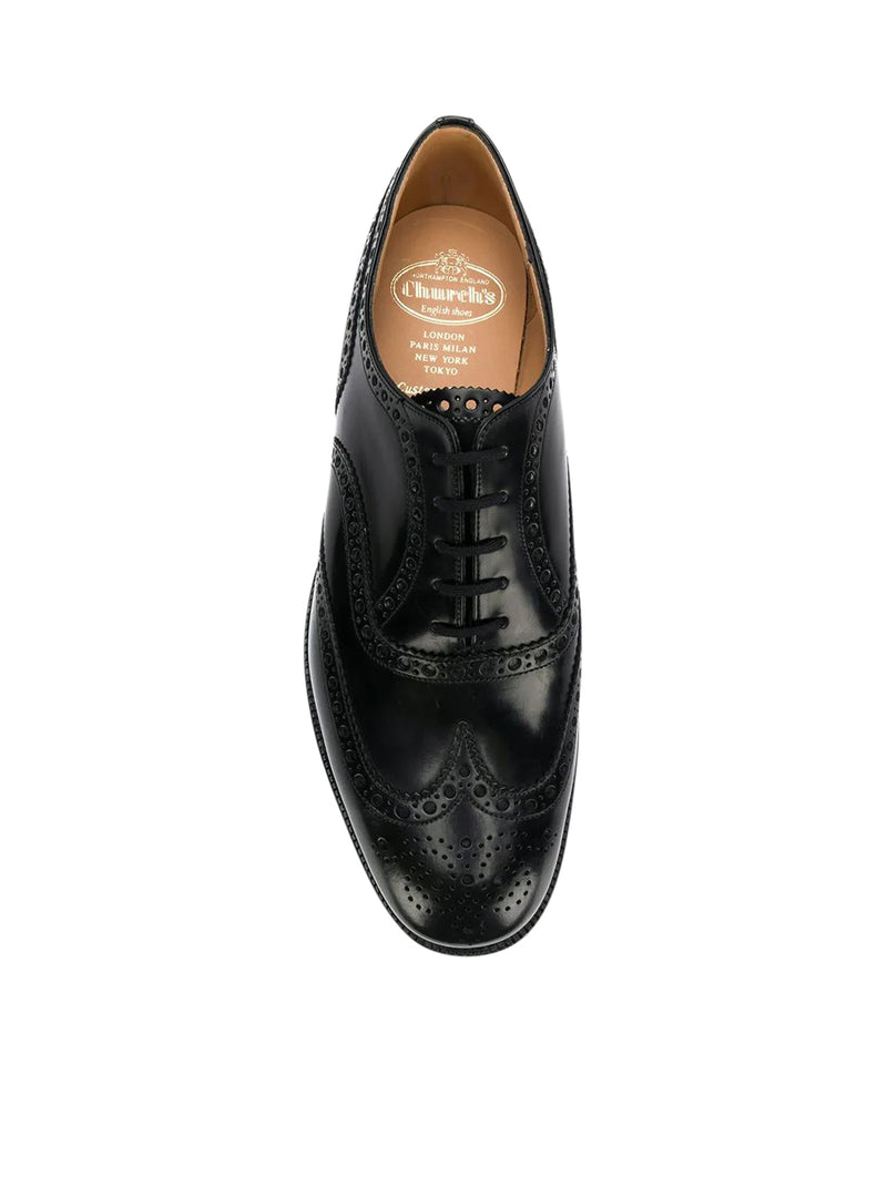 OXFORD BROGUE BURWOOD IN PELLE DI VITELLO SPAZZOLATO