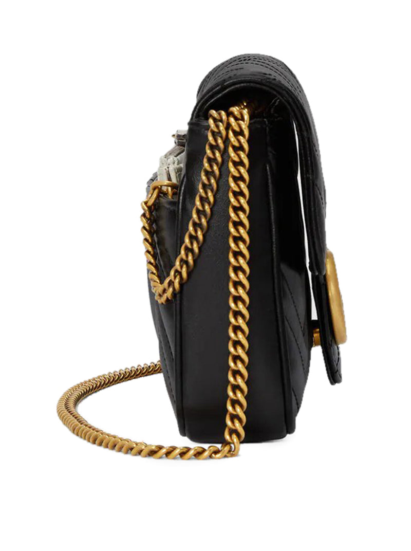 MINI PORTAFOGLIO GG MARMONT CON CATENA E PORTACARTE