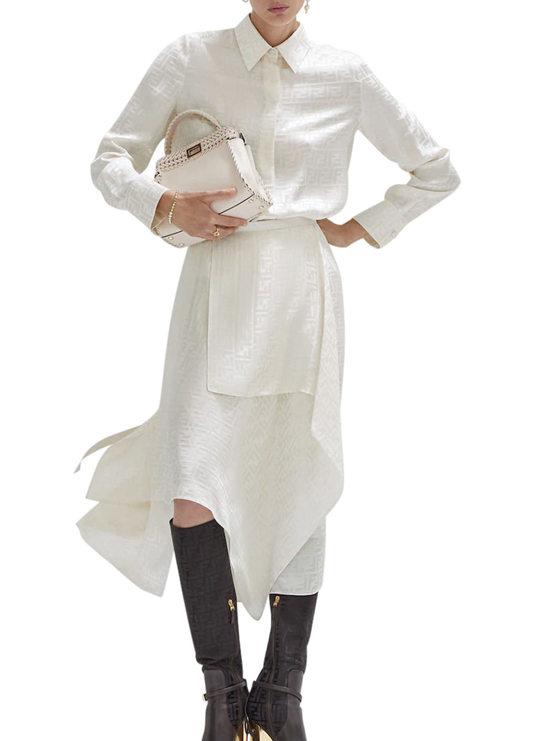 CAMICIA FF IN CREPE DI SETA