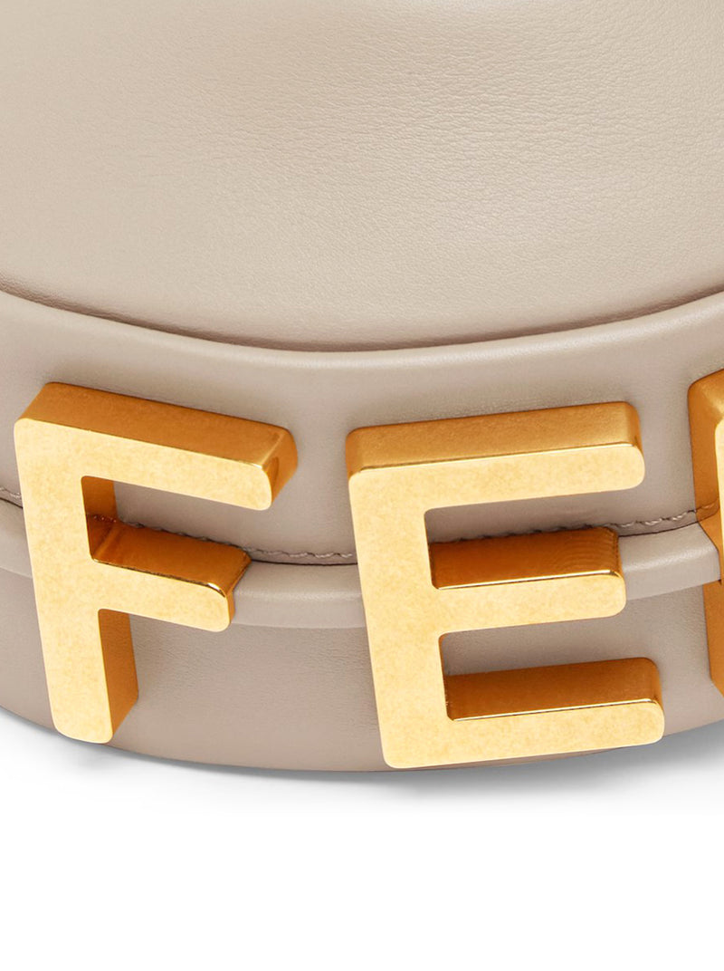 FENDIGRAPHY MINI IN PELLE TORTORA