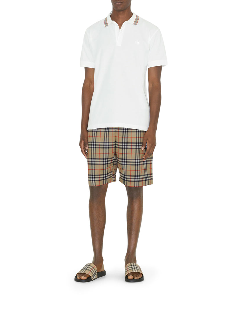 CIABATTE CON MOTIVO VINTAGE CHECK STAMPATO