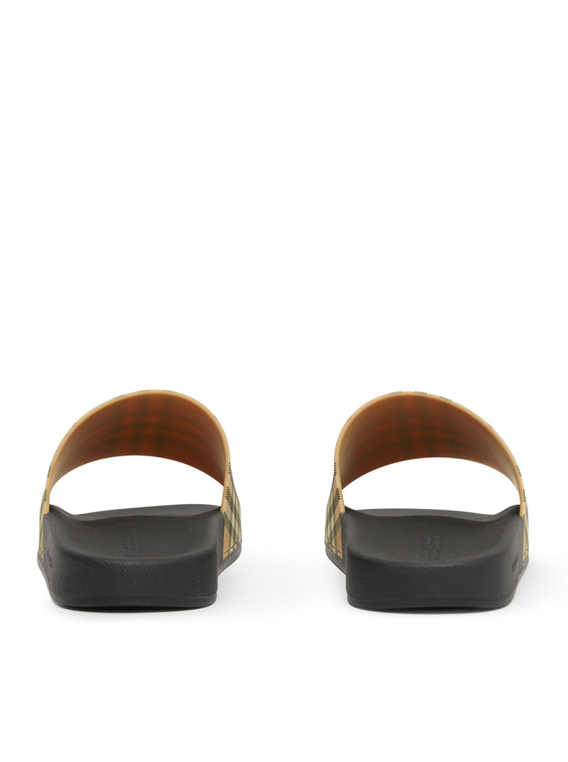 CIABATTE CON MOTIVO VINTAGE CHECK STAMPATO