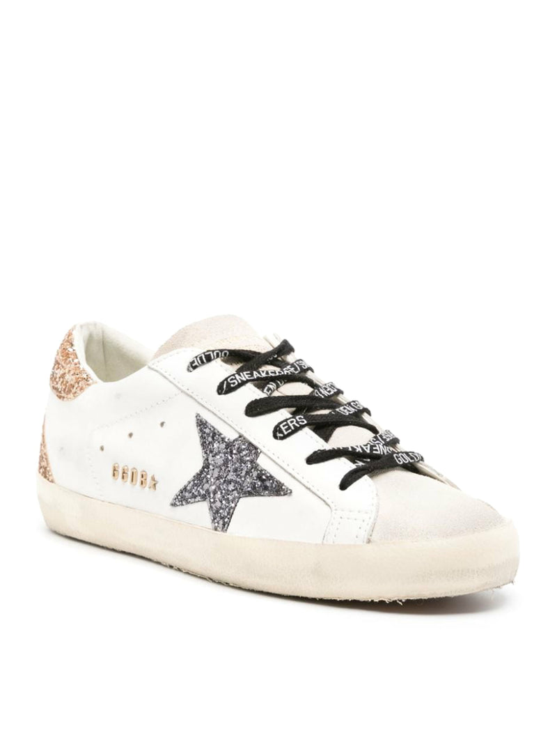 SNEAKERS SUPER-STAR IN PELLE E GLITTER