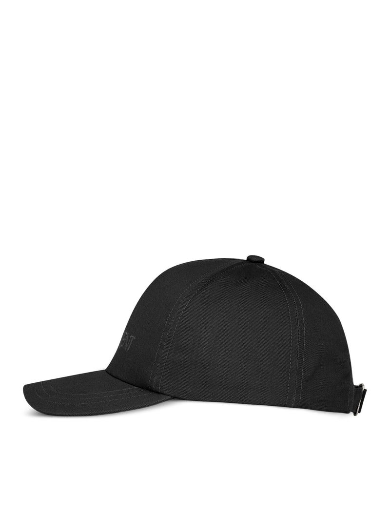CAPPELLO DA BASEBALL IN GABARDINE CON LOGO RICAMATO