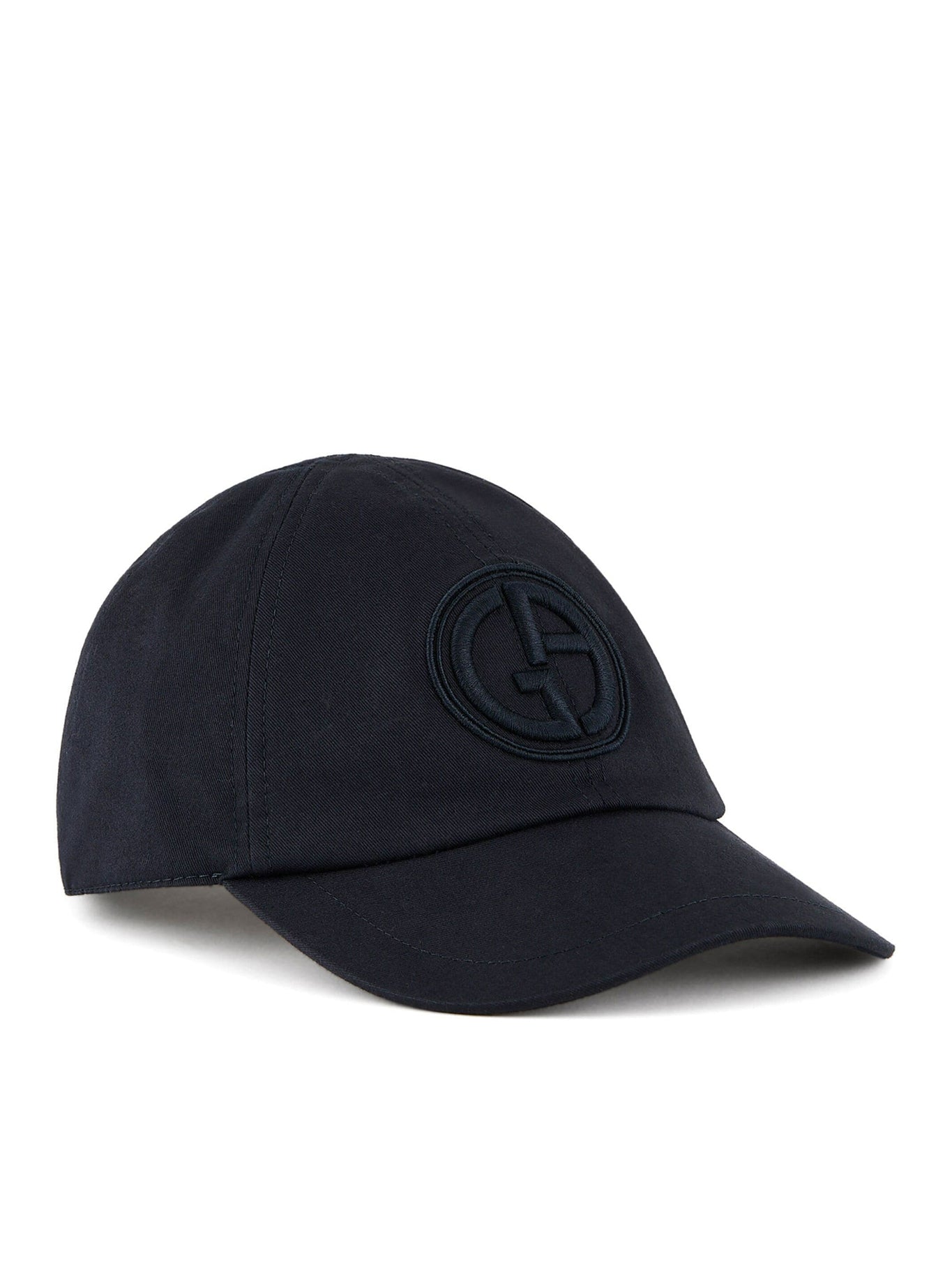 cappello dal design tono su tono con logo ricamato