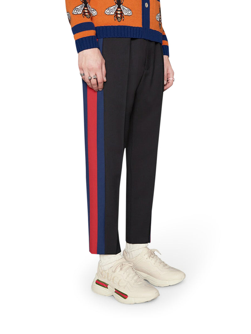 SNEAKERS RHYTON UOMO IN PELLE CON LOGO GUCCI