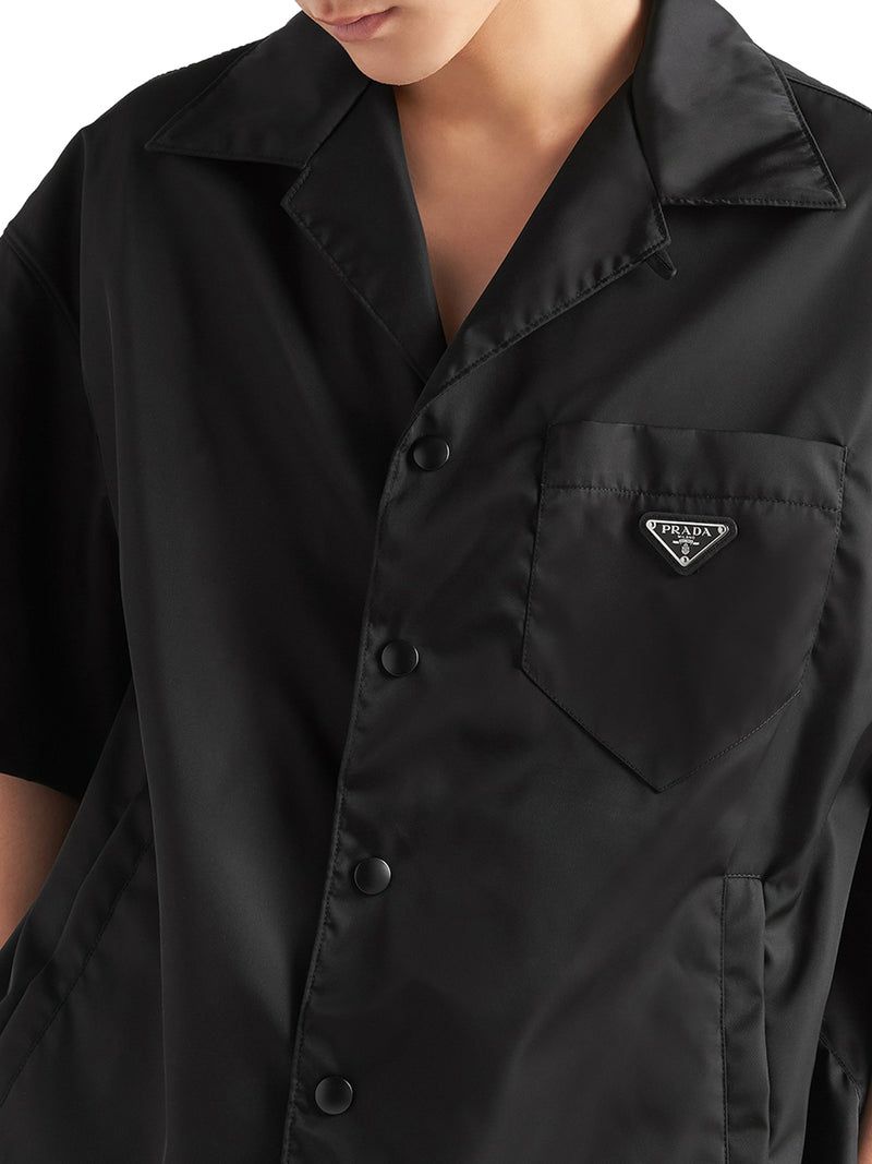 Camicia manica corta in Re-Nylon