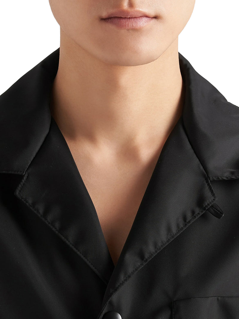 Camicia manica corta in Re-Nylon