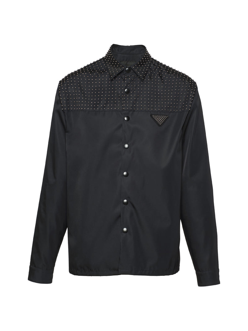 Suitnegozi Camicia in Re-Nylon con borchie