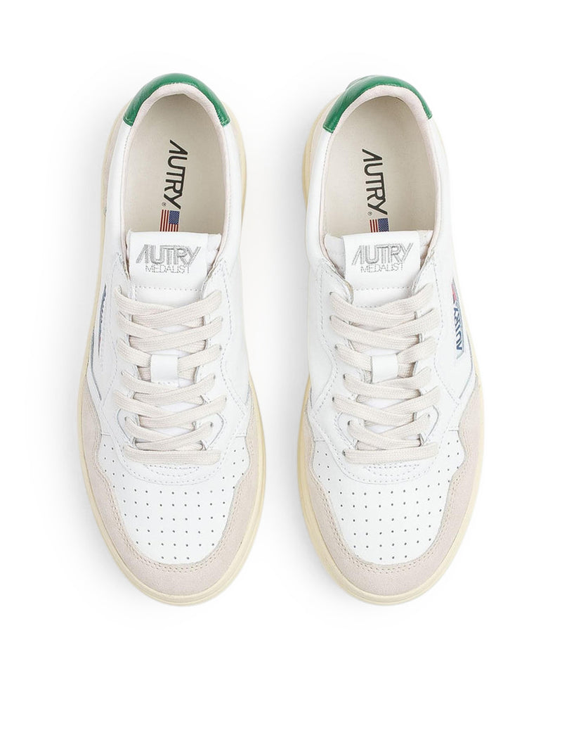 AUTRY MEDIALIST 01 IN PELLE BIANCA