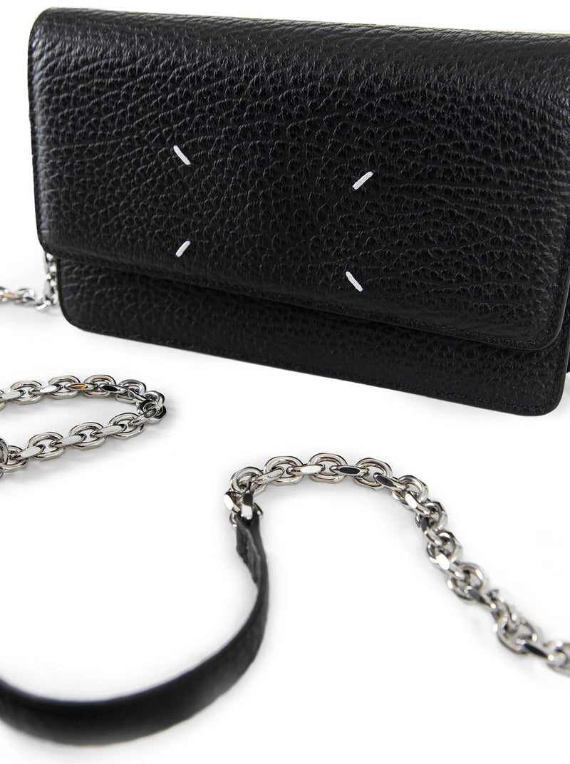 PORTAFOGLIO FOUR STITCHES CON CATENA