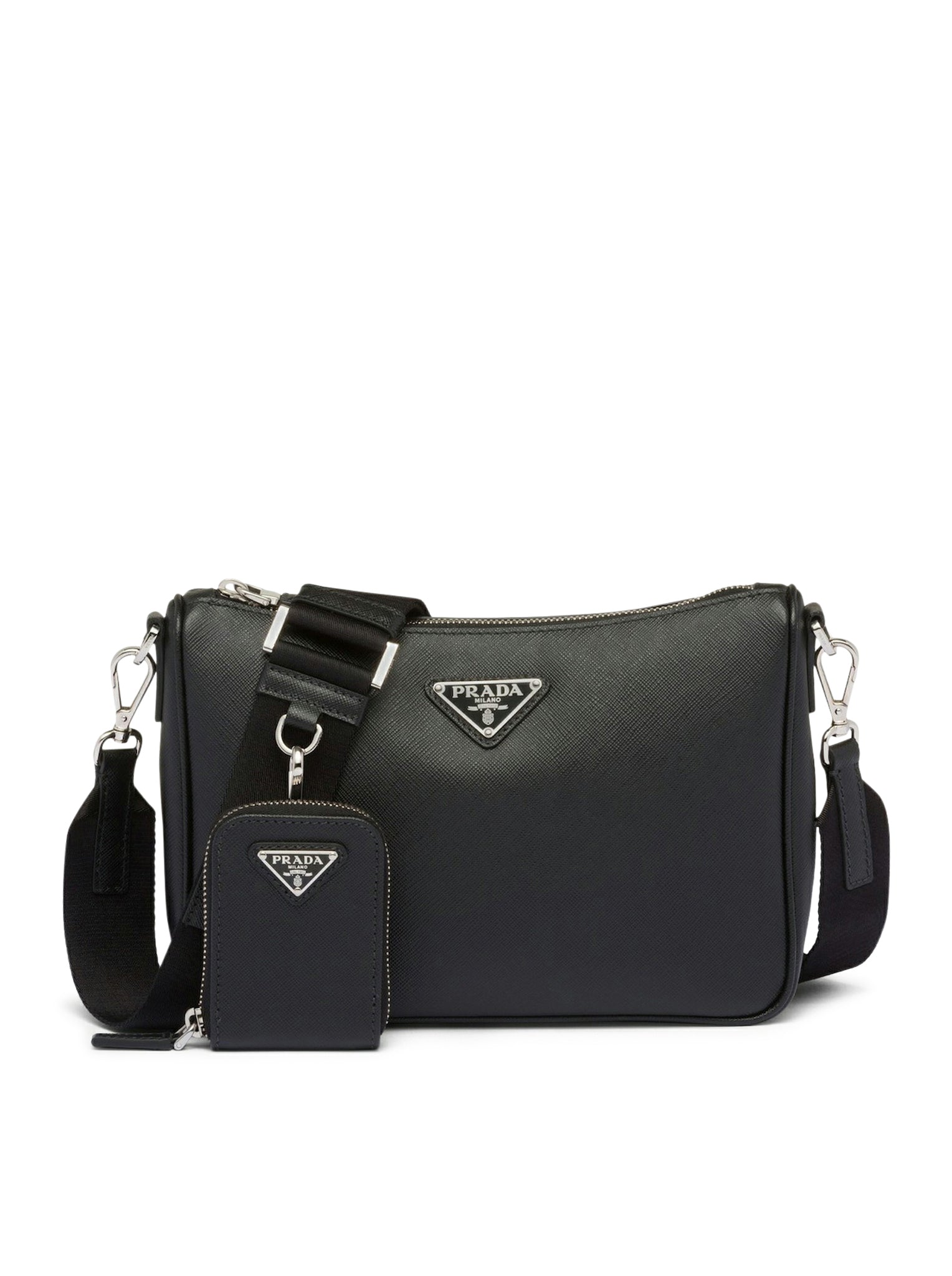 BORSA A SPALLA IN SAFFIANO
