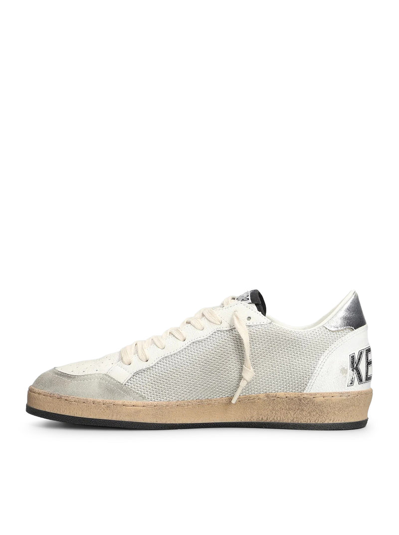 SNEAKERS BALL-STAR IN PELLE E INSERTI LAMINATI