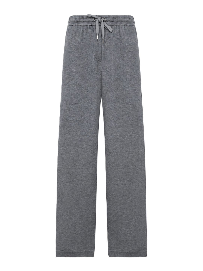 PANTALONI WIDE LEG CON COULISSE