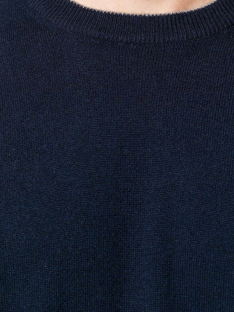 MAGLIONE GIROCOLLLO ESSENTIAL IN CASHMERE