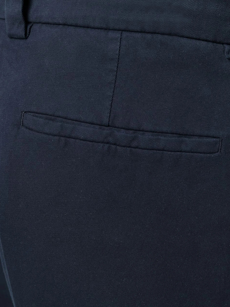PANTALONI BRUNELLO CUCINELLI DAL TAGLIO LEISURE IN GABARDINE PLISSETTATA