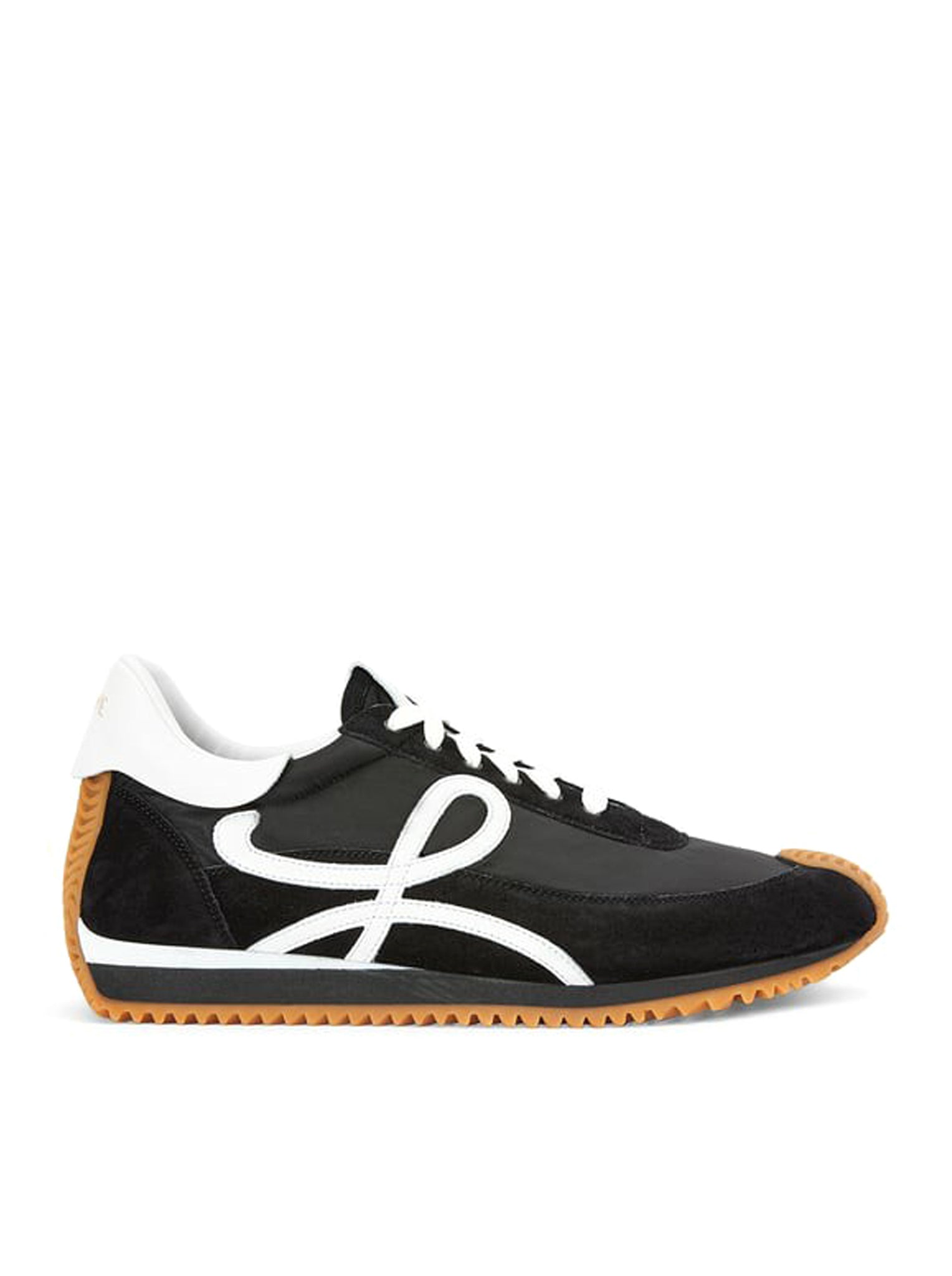 Sneaker Flow Runner in nylon e pelle scamosciata