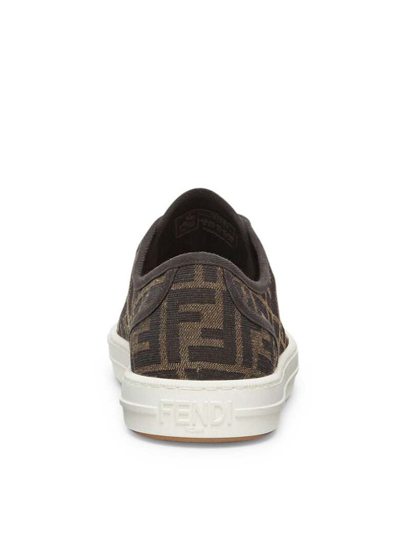 SNEAKER DOMINO LOW TOP IN TESSUTO FF