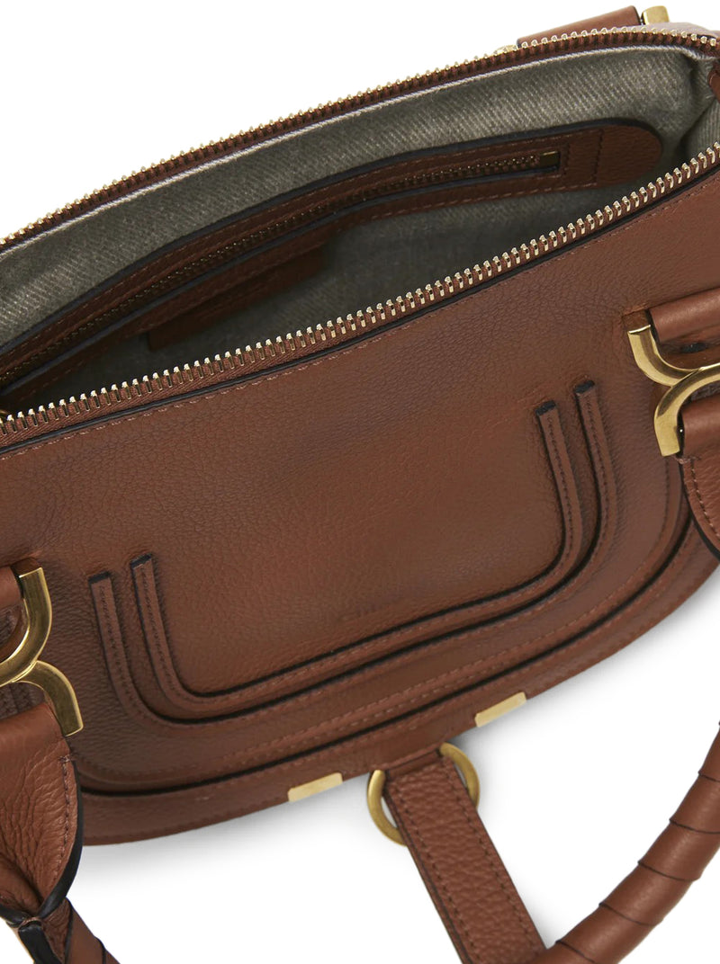 BORSA MERCIE PICCOLA IN PELLE GRANATA