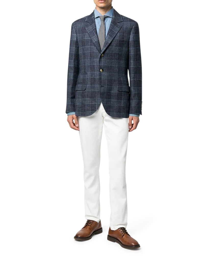 camicia in denim a maniche lunghe