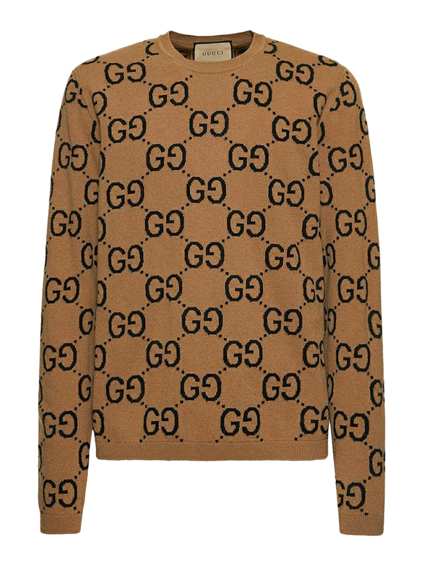 Maglione in jacquard di lana GG