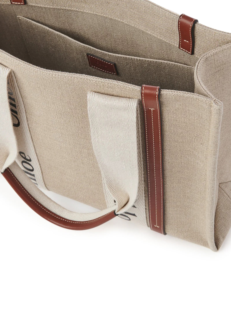 TOTE BAG WOODY IN LINO