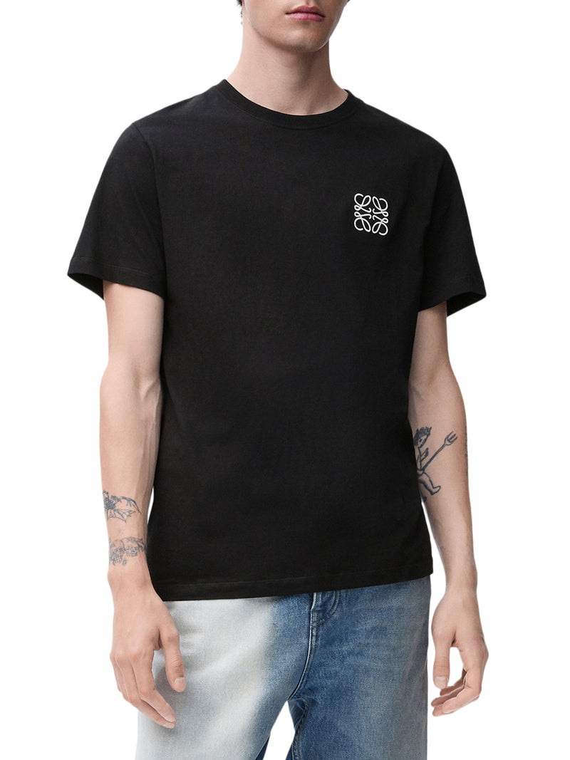 T-SHIRT REGULAR FIT IN COTONE CON ANAGRAM