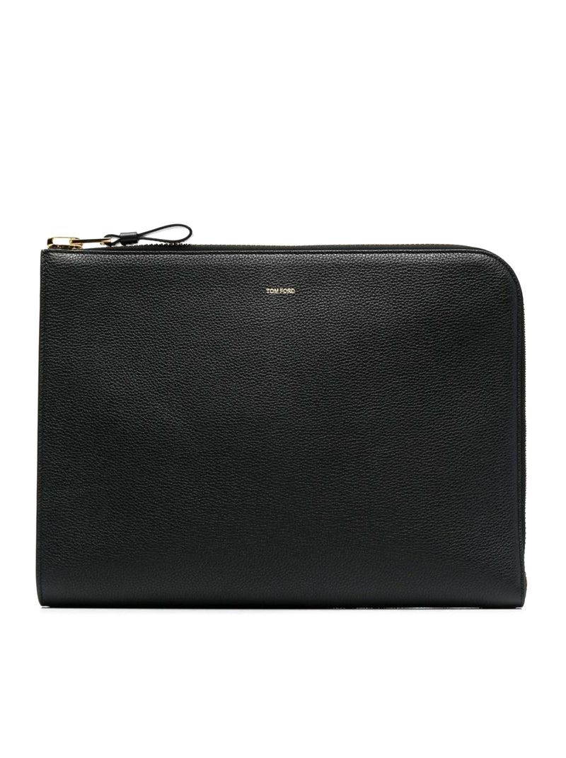 Suitnegozi Clutch in pelle con zip