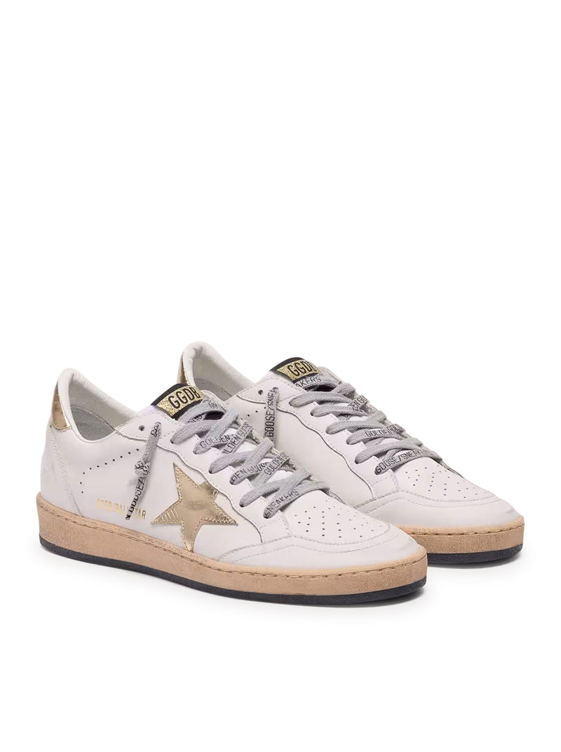 SNEAKERS BALL-STAR CON STELLA DORATA E LINGUETTA SUL TALLONE